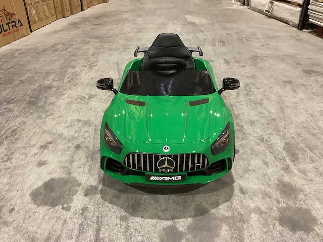 Mercedes amg gt r groen elektrische kinderauto - afbeelding 13 van  67