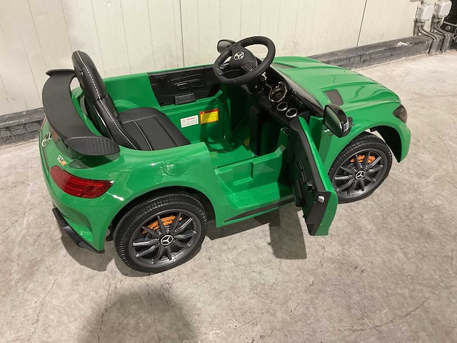 Mercedes amg gt r groen elektrische kinderauto - afbeelding 46 van  67