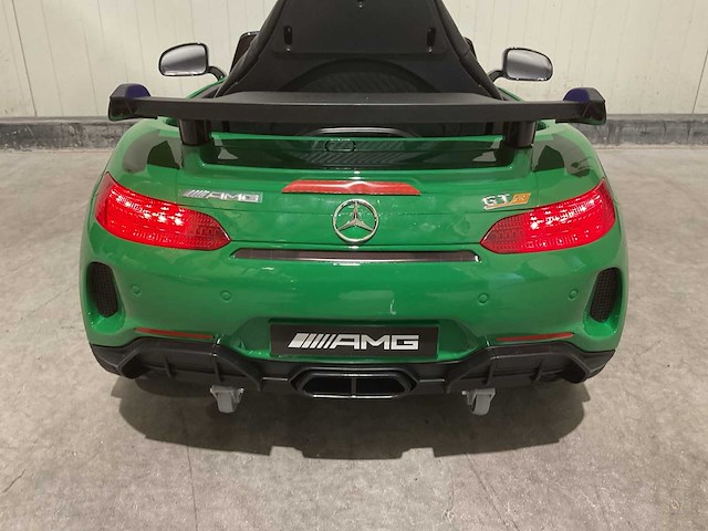 Mercedes amg gt r groen elektrische kinderauto - afbeelding 50 van  67
