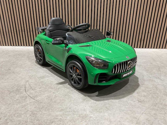 Mercedes amg gt r groen elektrische kinderauto - afbeelding 30 van  42