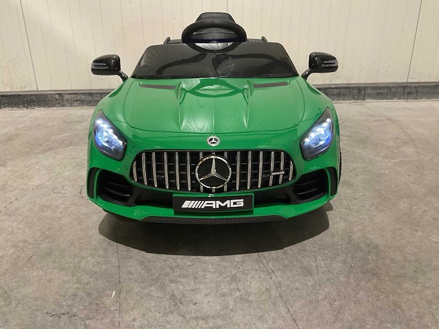 Mercedes amg gt r groen elektrische kinderauto - afbeelding 41 van  42