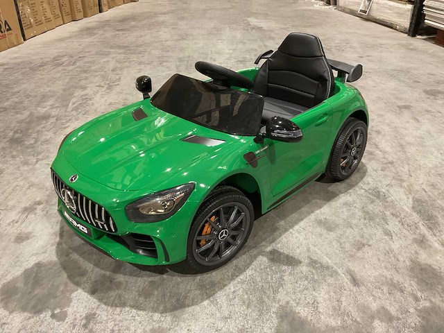 Mercedes amg gt r groen elektrische kinderauto - afbeelding 55 van  70