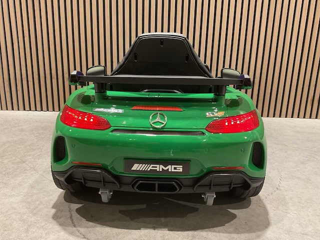 Mercedes amg gt r groen elektrische kinderauto - afbeelding 19 van  70