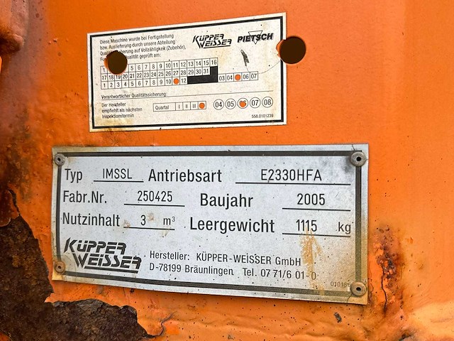 Mercedes benz - 1417 4x4 - vrachtwagen - afbeelding 15 van  15