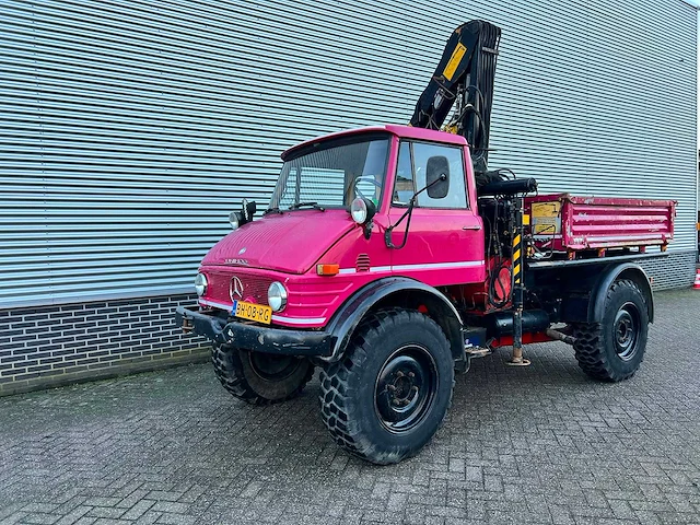 Mercedes benz - 1983 - unimog 416 / u1100 - vrachtwagen - afbeelding 3 van  19