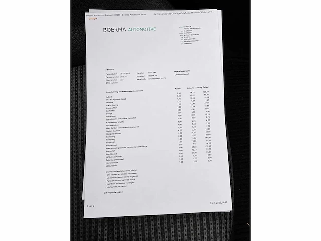 Mercedes-benz - 2005 - a-klasse - 170 avantgarde - automaat - 95-sf-db - afbeelding 19 van  27