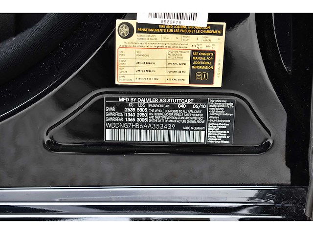 Mercedes-benz - 2010 - s63 amg - 6,3 liter (6.208 cc) v8 amg - btw auto - afbeelding 55 van  94
