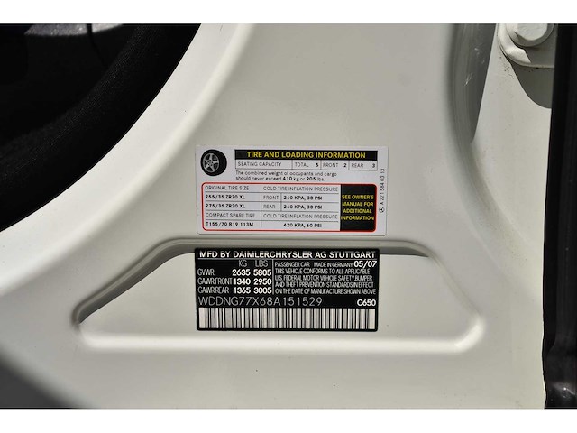 Mercedes-benz - 2010 - w221 s63 amg "performance" sedan 6,3l v8 - btw auto - afbeelding 64 van  72
