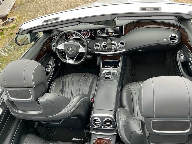 Mercedes-benz - 2016 - s-klasse cabrio - amg 63 4matic - personenauto - afbeelding 24 van  39