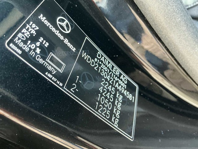 Mercedes-benz - 2018 - e-klasse - 200 premium - personenauto - afbeelding 24 van  35