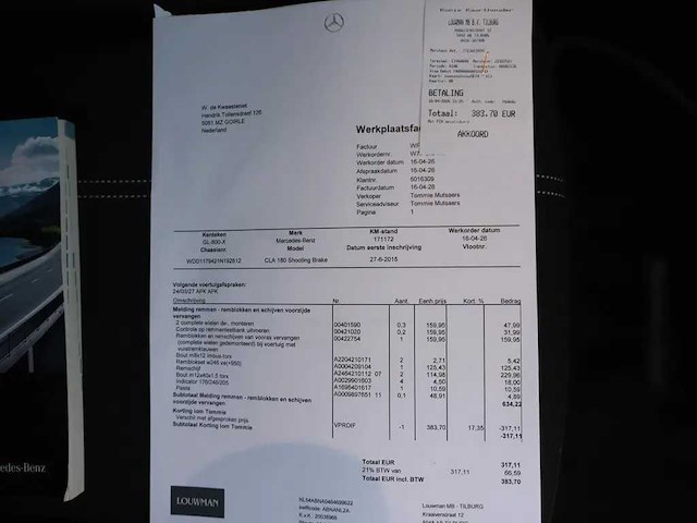 Mercedes-benz - cla-klasse shooting brake - 180 ambition gl-800-x 2015 iaw - afbeelding 3 van  25