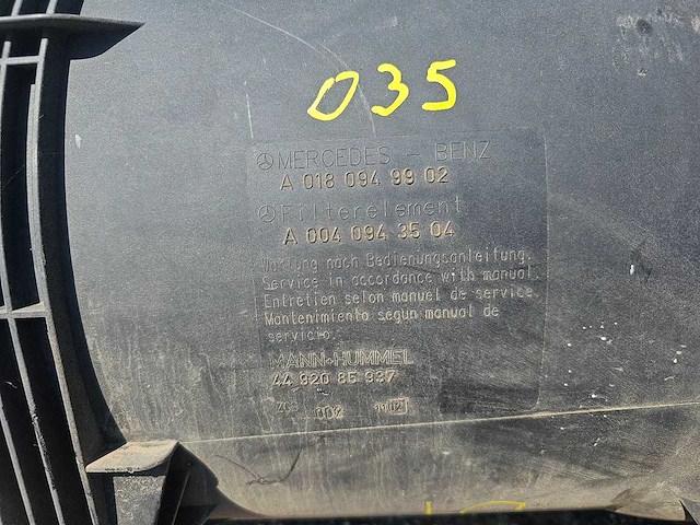 Mercedes-benz - luchtfilterhuis - afbeelding 6 van  6