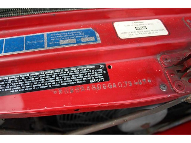 Mercedes benz - sl - 560 - car - 1986 - afbeelding 89 van  97