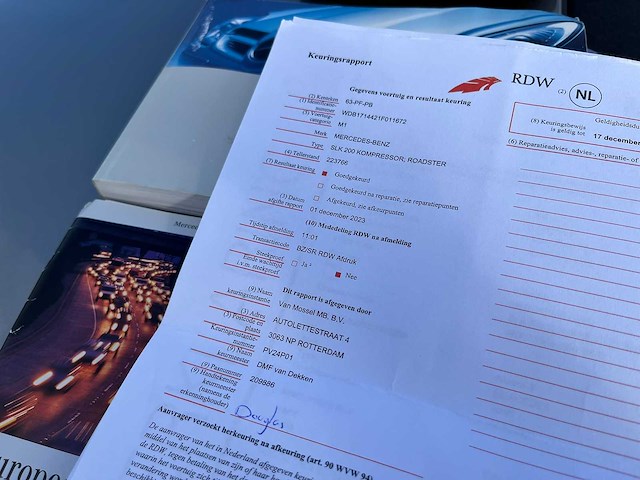 Mercedes-benz - slk-klasse - 200 kompressor amg - personenauto - afbeelding 10 van  18