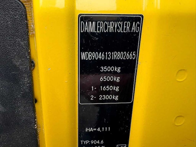 Mercedes-benz - sprinter - 316 cdi 2.7 402 hd - 81-bt-hk - afbeelding 5 van  18