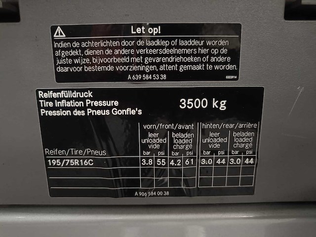 Mercedes-benz - sprinter - 519 3.0 cdi 432 - bedrijfswagen - afbeelding 9 van  21