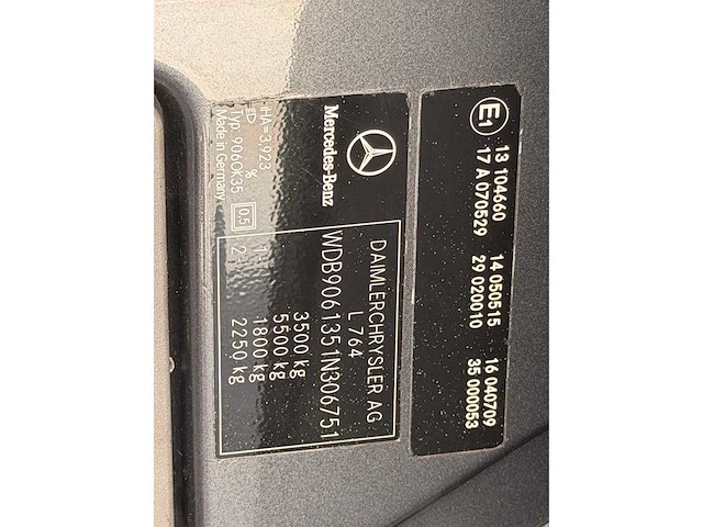Mercedes-benz - sprinter automaat - 315 2.2 cdi 432 - vt-392-v - afbeelding 5 van  15