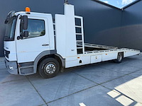 Mercedes-benz - tijhof autotransporter - atego 1223 - vrachtwagen - 2007 - afbeelding 1 van  12