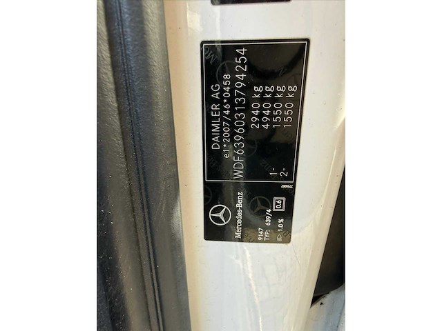 Mercedes-benz - vito - v6 - 122 cdi 320 lang bedrijfswagen - 2013 - afbeelding 16 van  24