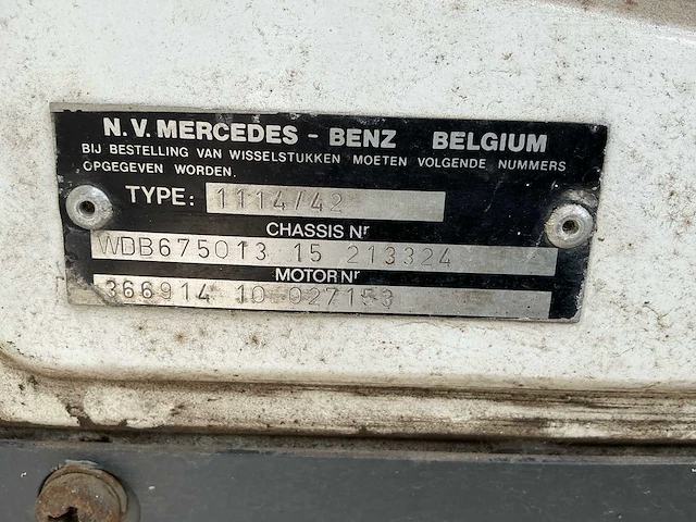 Mercedes-benz 1114 camper - afbeelding 49 van  61