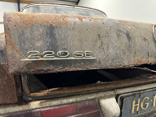 Mercedes-benz 220 se oldtimer schuurvondst hg-13-18 - afbeelding 11 van  23