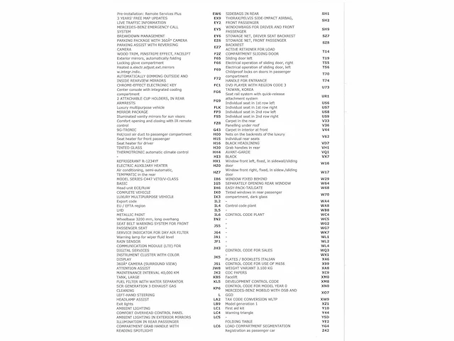 Mercedes-benz 300d v-klasse lang avantgarde edition 2020 automaat, kgj-27-k - afbeelding 41 van  47