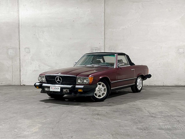 Mercedes-benz 380 sl 3.8 v8 (softtop) 155pk 1985 sl-klasse oldtimer - afbeelding 1 van  38