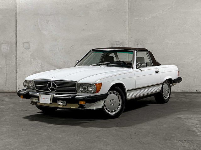 Mercedes-benz 560sl 5.6 v8 230pk 1987 sl-klasse youngtimer - afbeelding 1 van  35
