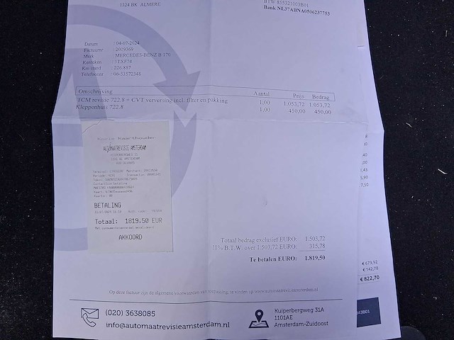 Mercedes-benz b-klasse 170 2005 | 5-txf-74 - afbeelding 25 van  37