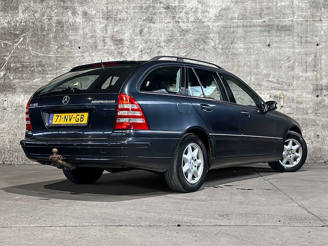 Mercedes-benz c180 kompressor elegance c-klasse combi 143pk 2004 (origineel-nl) automaat, 71-nv-gb - afbeelding 2 van  56