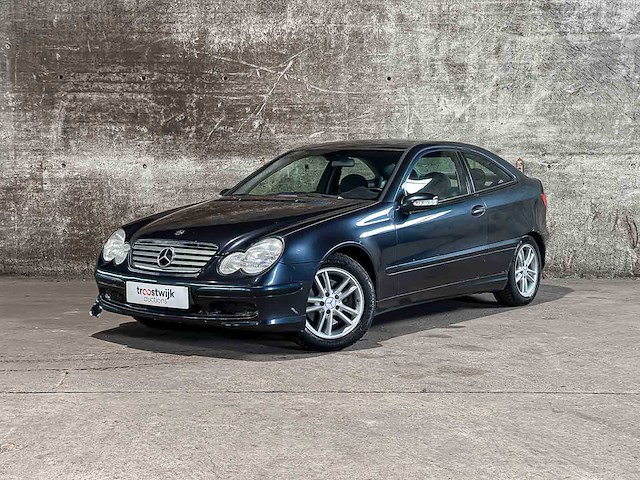 Mercedes-benz c230 k c-klasse sportcoupé 197pk 2004, sz-183-p youngtimer - afbeelding 12 van  27