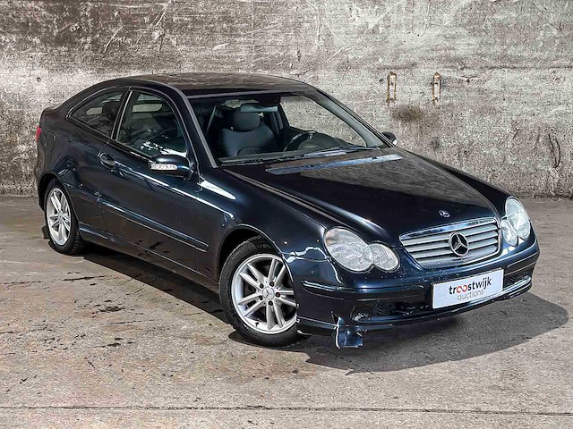 Mercedes-benz c230 k c-klasse sportcoupé 197pk 2004, sz-183-p youngtimer - afbeelding 23 van  27