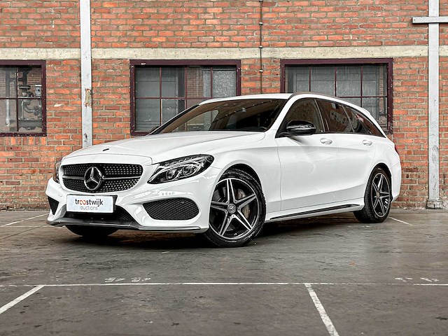 Mercedes-benz c450 amg 3.0 v6 4matic 367pk 2016 c-klasse estate, zn-456-j - afbeelding 1 van  75