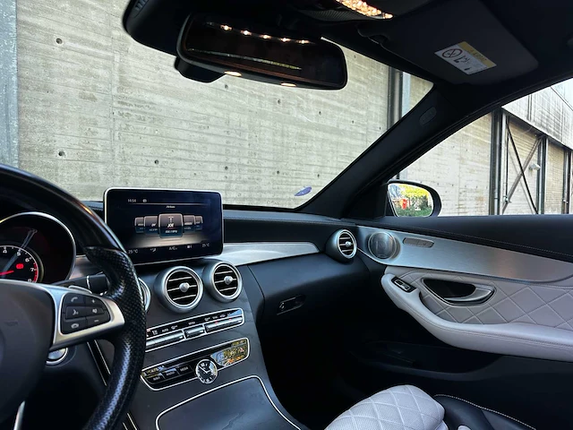 Mercedes-benz c450 amg 4matic 3.0 v6 biturbo 367pk 2015 c-klasse, nj-384-z - afbeelding 15 van  59