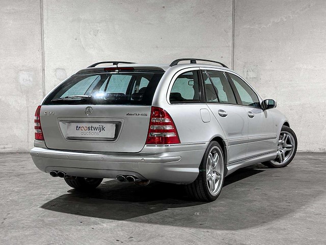Mercedes-benz c55 combi amg 5.4 v8 367pk 2005 c-klasse, jsz-04-g youngtimer - afbeelding 5 van  48