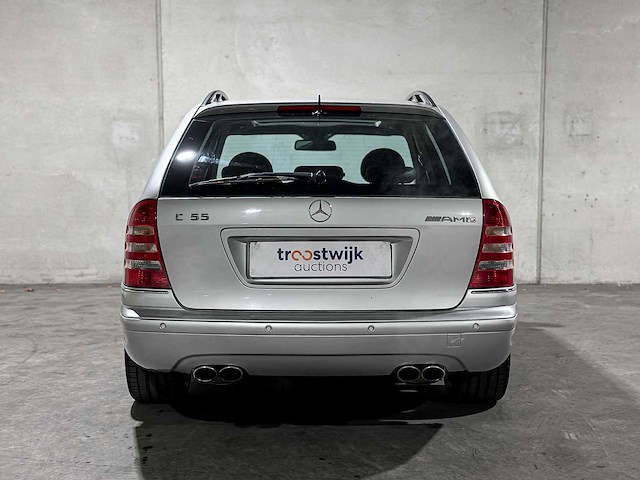 Mercedes-benz c55 combi amg 5.4 v8 367pk 2005 c-klasse, jsz-04-g youngtimer - afbeelding 7 van  48