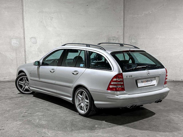 Mercedes-benz c55 combi amg 5.4 v8 367pk 2005 c-klasse, jsz-04-g youngtimer - afbeelding 10 van  48