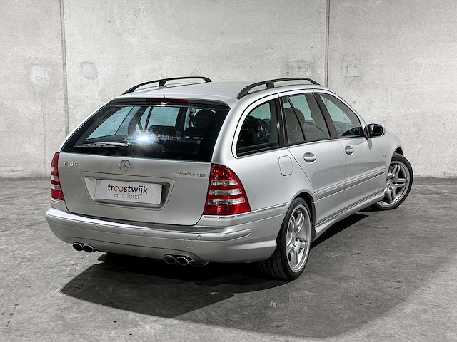 Mercedes-benz c55 combi amg 5.4 v8 367pk 2005 c-klasse, jsz-04-g youngtimer - afbeelding 6 van  48