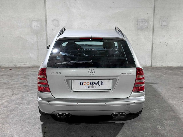 Mercedes-benz c55 combi amg 5.4 v8 367pk 2005 c-klasse, jsz-04-g youngtimer - afbeelding 8 van  48