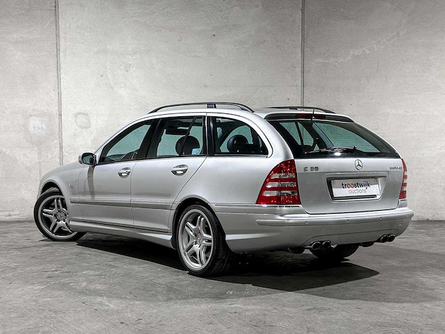 Mercedes-benz c55 combi amg 5.4 v8 367pk 2005 c-klasse, jsz-04-g youngtimer - afbeelding 9 van  48