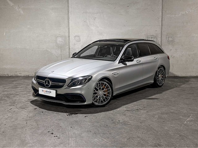 Mercedes-benz c63s amg 4.0 v8 510pk 2015 c-klasse estate, zh-705-l - afbeelding 12 van  45
