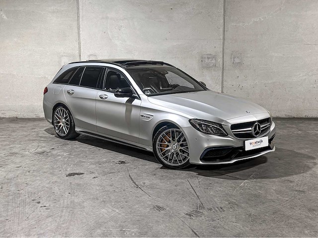 Mercedes-benz c63s amg 4.0 v8 510pk 2015 c-klasse estate, zh-705-l - afbeelding 42 van  45