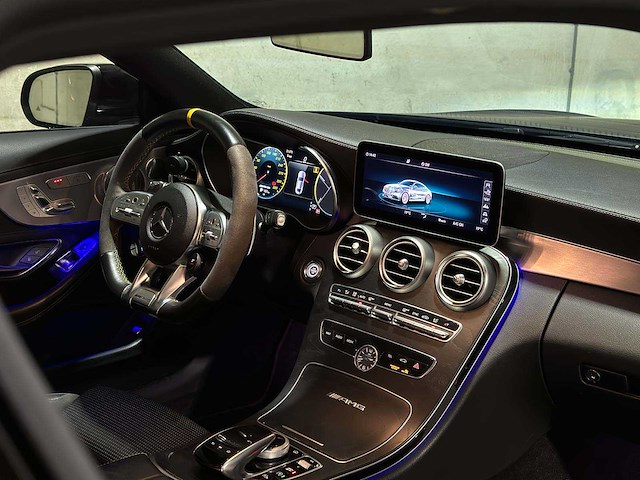 Mercedes-benz c63s amg 4.0 v8 premium plus pack 510pk 2020 c-klasse coupé, z-558-gx - afbeelding 61 van  65