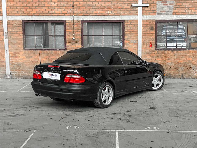 Mercedes-benz clk55 amg cabriolet 5.4 v8 367pk 2002 clk-klasse youngtimer - afbeelding 2 van  34