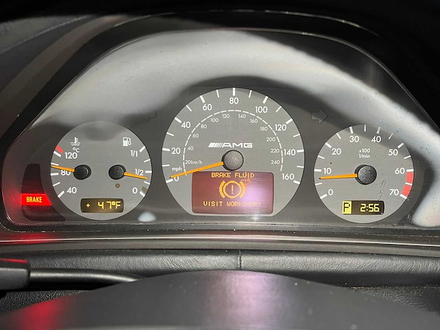 Mercedes-benz clk55 amg cabriolet 5.4 v8 367pk 2002 clk-klasse youngtimer - afbeelding 26 van  34