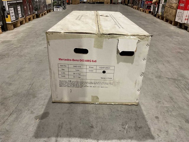 Mercedes benz dmd-318 wit g63 amg 6x6 speelgoed - afbeelding 20 van  45