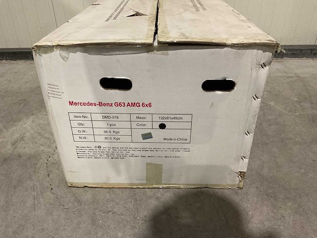 Mercedes benz dmd-318 wit g63 amg 6x6 speelgoed - afbeelding 30 van  45