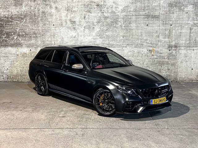 Mercedes-benz e63s amg estate 4.0 v8 4matic premium plus edition 1 612pk 2018 (origineel-nl) e-klasse, sj-346-k - afbeelding 1 van  80