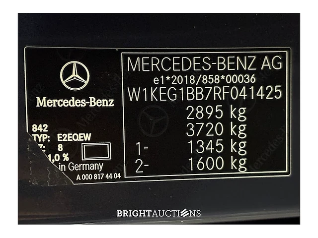 Mercedes-benz eqe 30089 sport edition 89 kwh 2023 (origineel-nl) eqe-klasse, t-505-zl - afbeelding 35 van  42