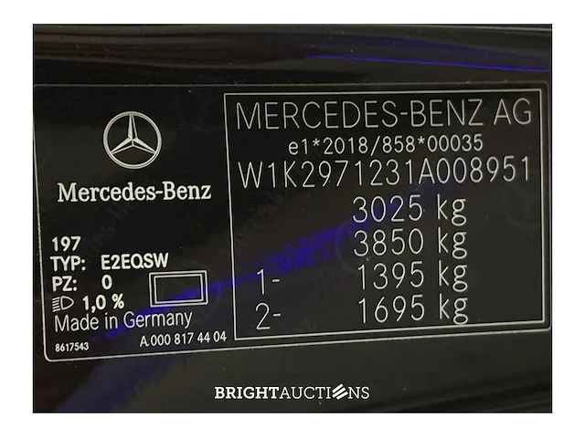 Mercedes-benz eqs 450+108 amg line 108 kwh 2022 (origineel-nl) eqs-klasse, p-988-fk - afbeelding 44 van  51